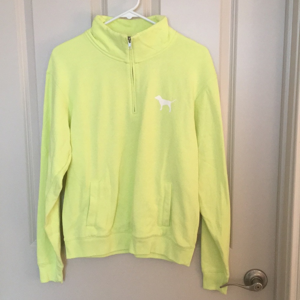 PINK 1/4-Zip Sweatshirt
